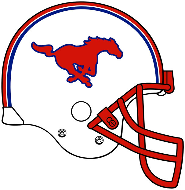 Southern Methodist Mustangs 0-Pres Helmet Logo DIY iron on transfer (heat transfer)